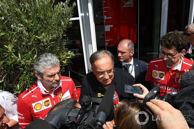 Maurizio Arrivabene, Ferrari Takım Patronu, Sergio Marchionne, CEO FIAT