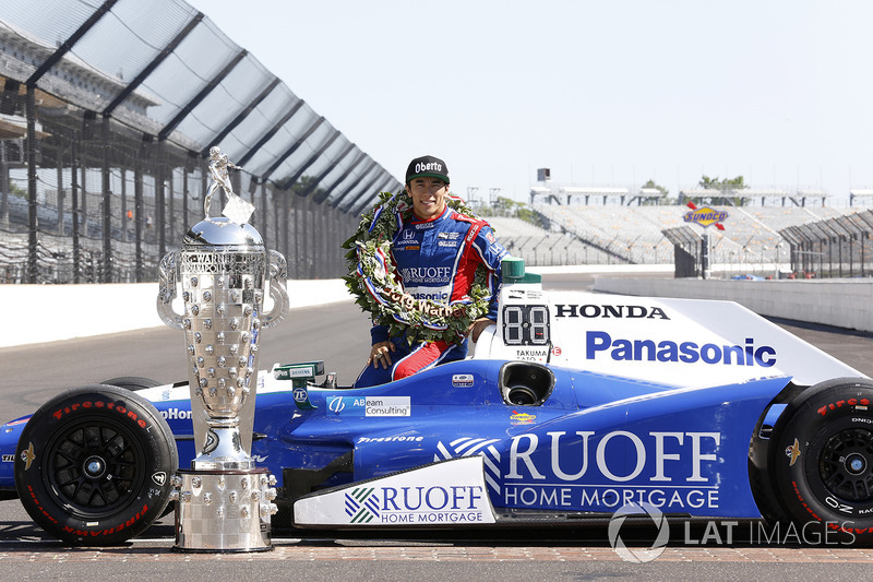 Yarış galibi Takuma Sato, Andretti Autosport Honda