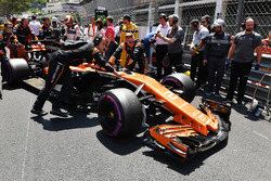 The car of Jenson Button, McLaren MCL32