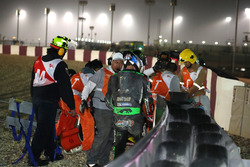 Crash, Johann Zarco, Monster Yamaha Tech 3
