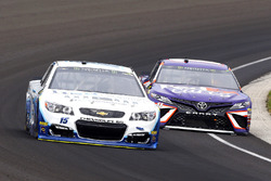 Joey Gase, BK Racing Toyota, Denny Hamlin, Joe Gibbs Racing Toyota