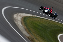 Oriol Servia testing the 2018 Honda IndyCar