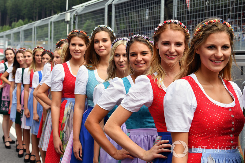 Las chicas de la parrilla