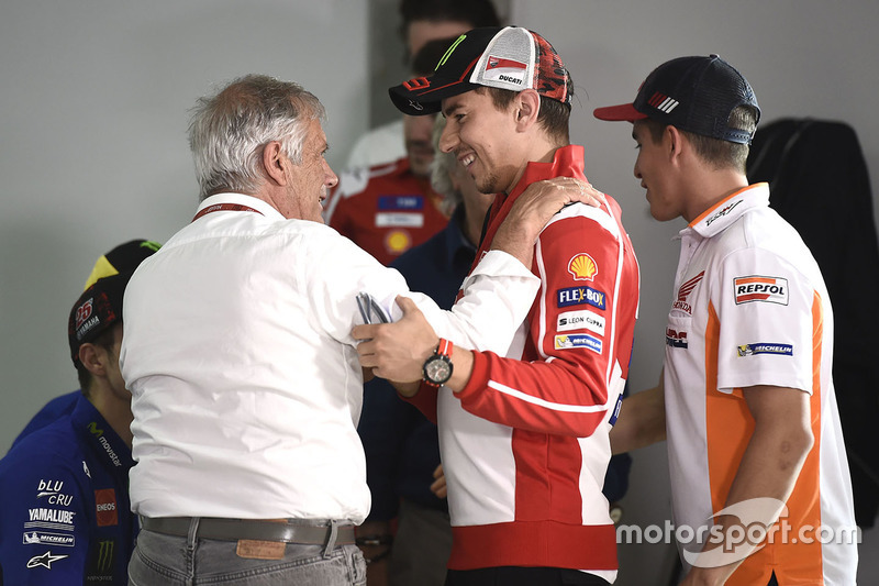 Jorge Lorenzo, Ducati Team, Giacomo Agostini