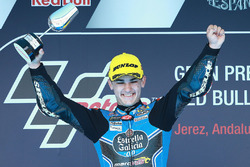Podium: race winner Aron Canet, Estrella Galicia 0,0