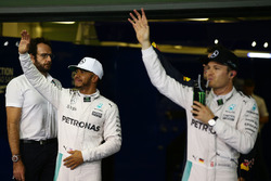 Polesitter: Lewis Hamilton, Mercedes AMG F1, second place Nico Rosberg, Mercedes AMG F1