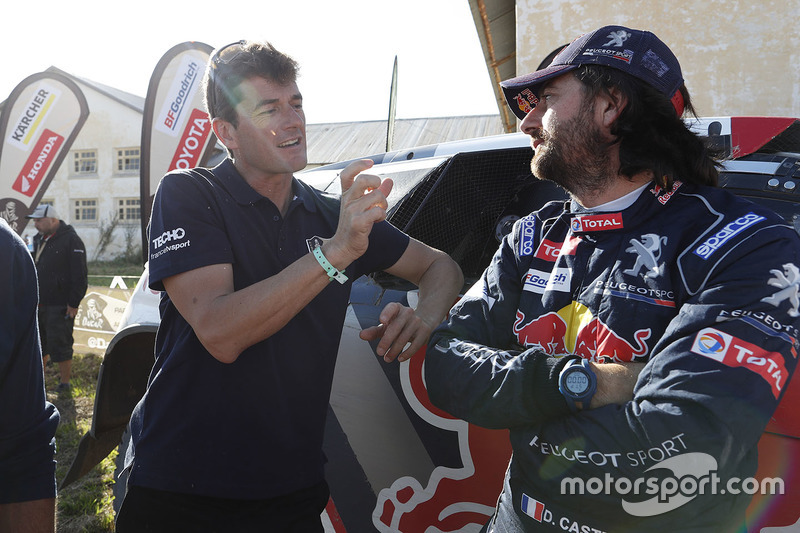 David Castera, Peugeot Sport con Marc Coma, direttore sportivo Dakar