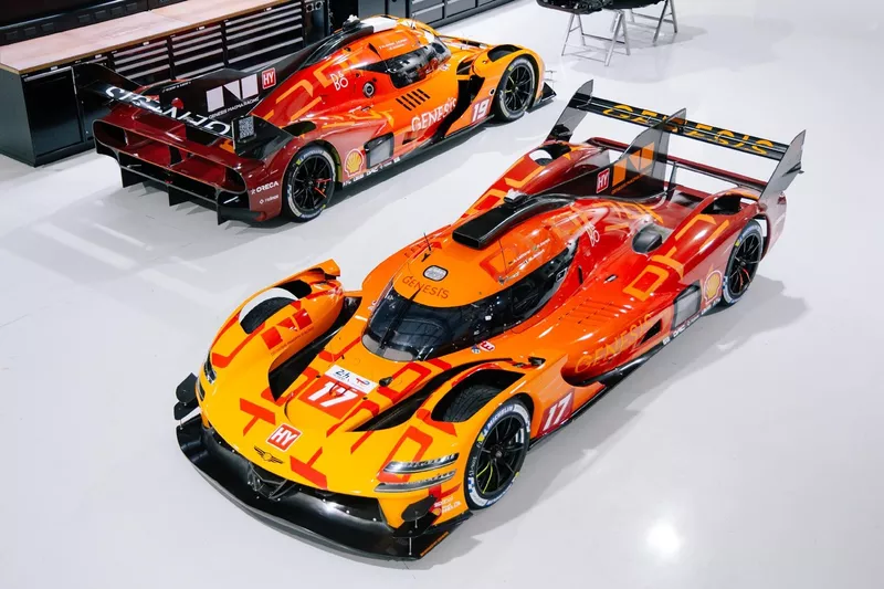 La livrée de la Genesis Magma Racing GMR-001 pour les 24 Heures du Mans
