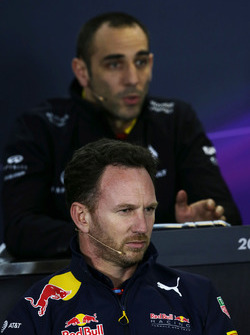 Christian Horner, Red Bull Racing Team Principal in the Press Conference