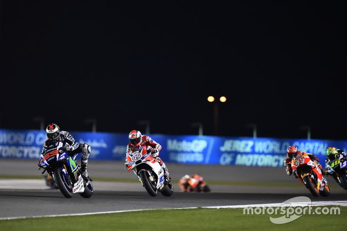 Jorge Lorenzo, Movistar Yamaha MotoGP, Yamaha y Andrea Dovizioso, Ducati Team, Ducati