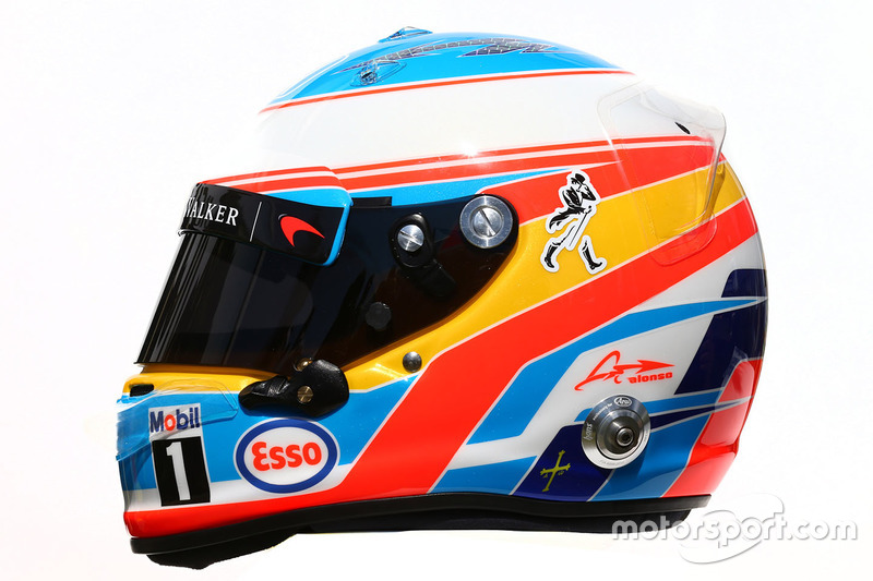 Helm von Fernando Alonso, McLaren