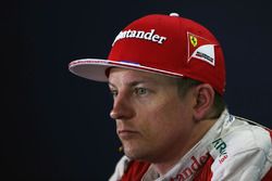 Kimi Raikkonen, Ferrari en la Conferencia de prensa FIA