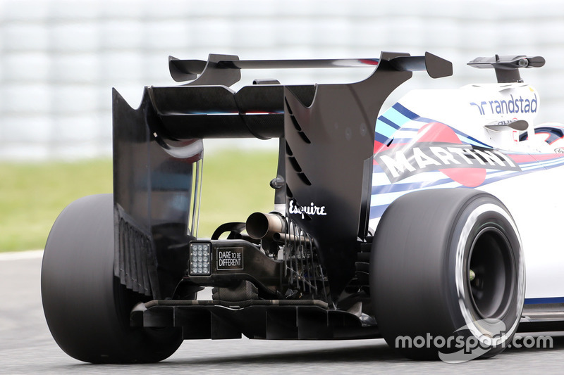 Williams F1 Team, rear wing