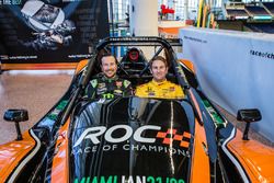 Kurt Busch and Ryan Hunter-Reay in the Radical car that will participate in the 2017 Race of Champio