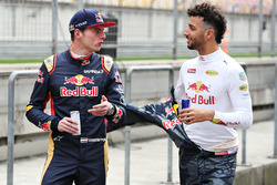 Daniel Ricciardo, Red Bull Racing y Max Verstappen, Scuderia Toro Rosso