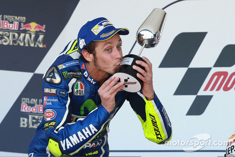 Podium GP España Rossi ganador Jerez