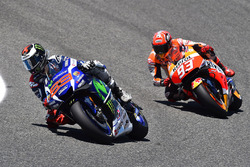 Jorge Lorenzo, Yamaha Factory Racing and Marc Marquez, Repsol Honda Team
