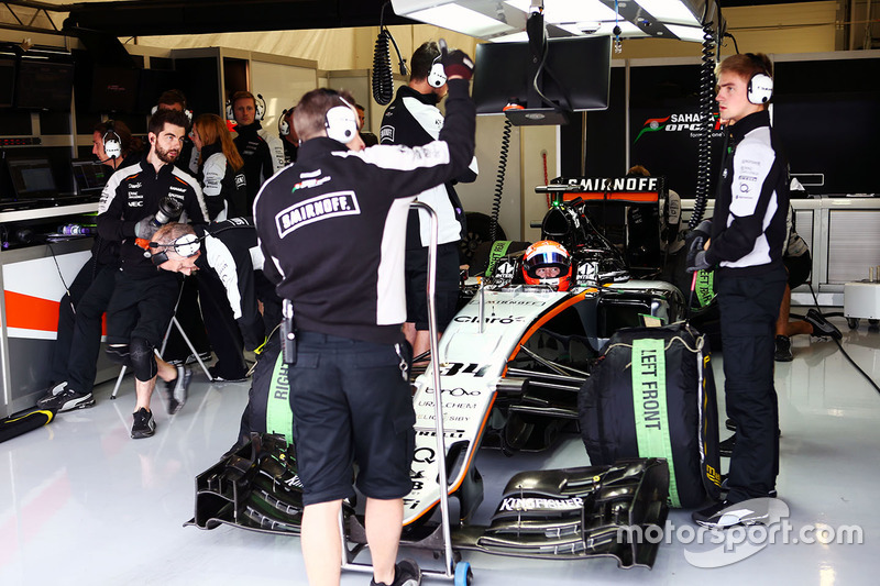 Nikita Mazepin, Sahara Force India F1 VJM09 Piloto de desarrollo