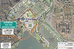 Ubicación del Kai Tak Sports Park