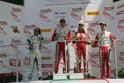 Rookie-Podium, 1. Rennen: 2. Platz Simone Cunati, Vincenzo Sospiri Racing, Sieger Juan Manuel Correa