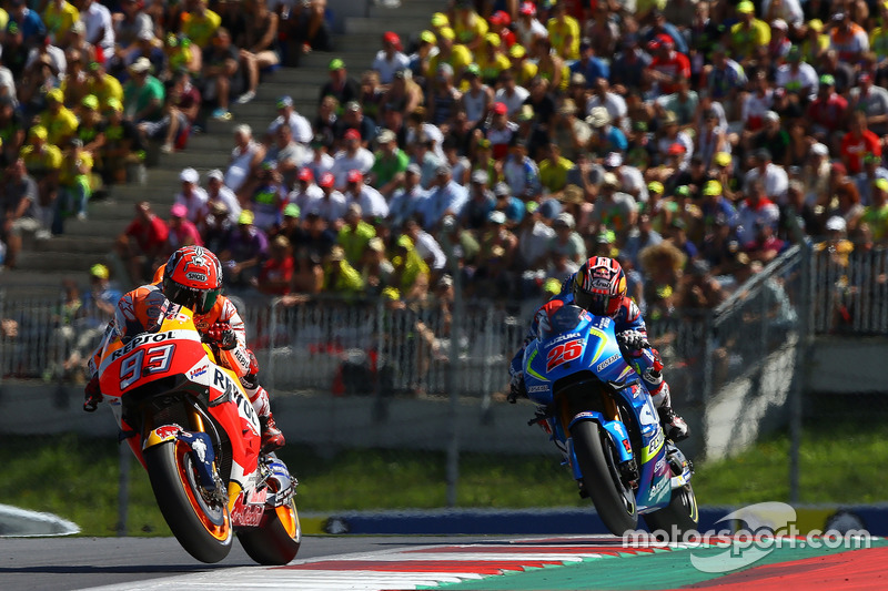 Marc Marquez, Honda, und Maverick Viñales, Suzuki