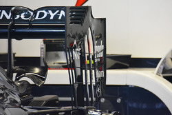 Détail de l'aileron arrière McLaren
