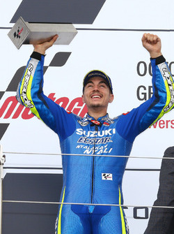 Podium: race winner Maverick Viñales, Team Suzuki MotoGP