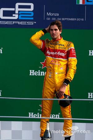 Podium: Sieger Antonio Giovinazzi, PREMA Racing