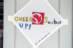 Sauber F1 Team - Cheer Up! message of support from fans
