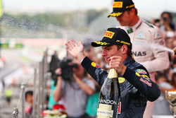 Max Verstappen, Red Bull Racing festeggia il suo secondo posto sul podio