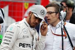Lewis Hamilton, Mercedes AMG F1 in griglia