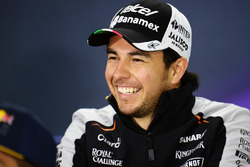 Sergio Perez, Sahara Force India F1 in the FIA Press Conference