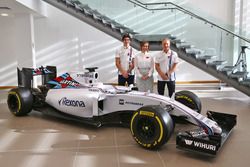 Lance Stroll, Valtteri Bottas, Claire Williams, Subdirectora del equipo Williams