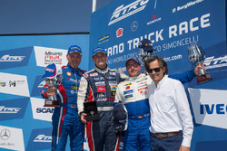 Podium: race winner Adam Lacko, second place Jochen Hahn, third place Norbert Kiss