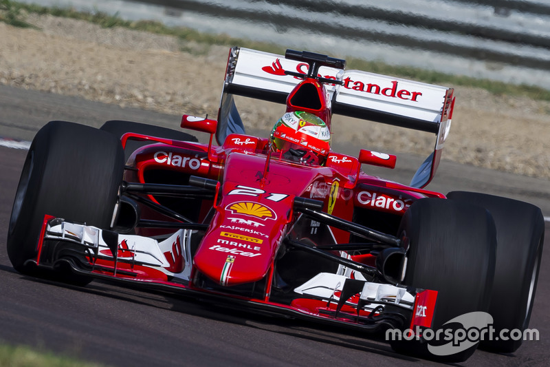 Esteban Gutierrez, Ferrari, prova le gomme Pirelli 2017