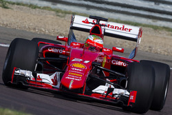Esteban Gutierrez, Ferrari, teste les pneus 2017