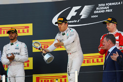 Podium: winner Nico Rosberg, Mercedes AMG F1 Team, second place Lewis Hamilton, Mercedes AMG F1 Team