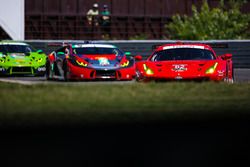 #62 Risi Competizione Ferrari 488 GTE: Toni Vilander, Giancarlo Fisichella