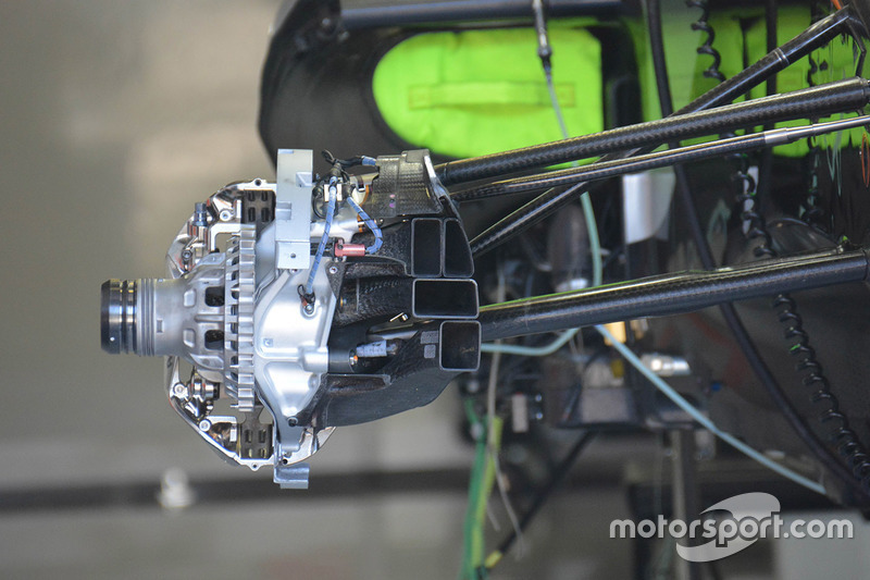 Force India F1 front brake detail