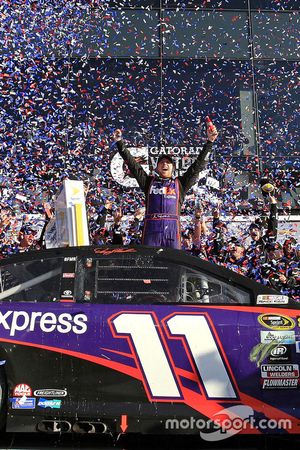 Winnaar: Denny Hamlin, Joe Gibbs Racing Toyota