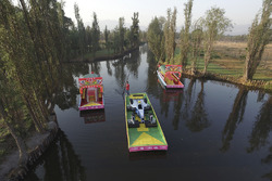 Esibizione Formula E a Xochimilco