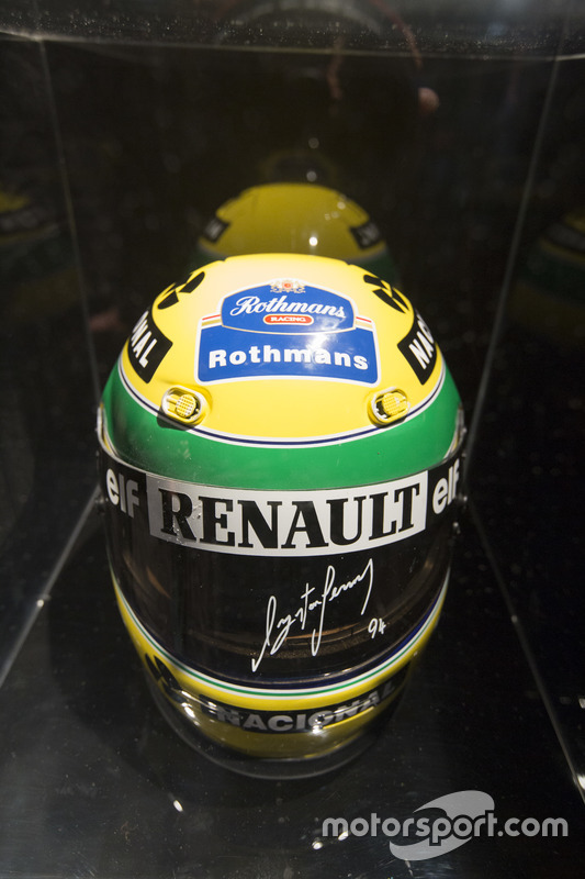 El casco de Ayrton Senna