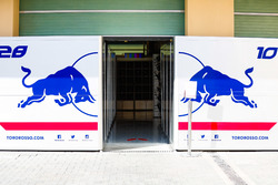 Stands de Pierre Gasly, Scuderia Toro Rosso et Brendon Hartley, Scuderia Toro Rosso
