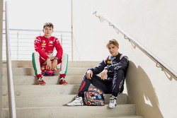 Charles Leclerc, PREMA Powerteam and Artem Markelov, RUSSIAN TIME
