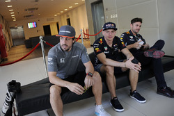 Fernando Alonso, McLaren and Max Verstappen, Red Bull Racing