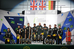 GT AM Podium: #98 Aston Martin Racing Aston Martin Vantage: Paul Dalla Lana, Pedro Lamy, Mathias Lau