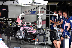 Sahara Force India VJM10, nel garage