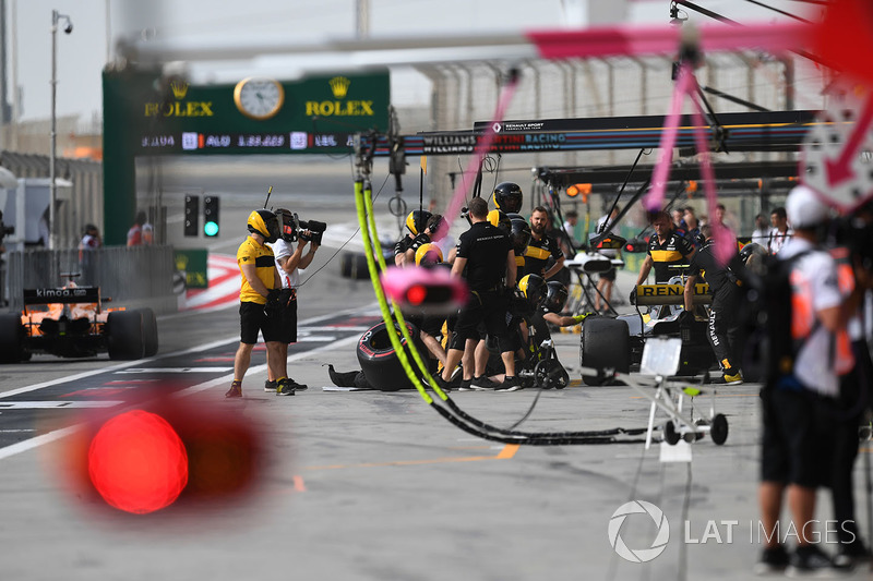 Pit lane