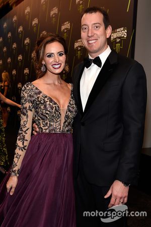 Kyle Busch y su esposa Samantha Busch