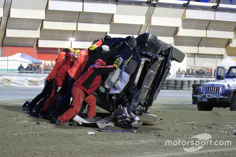 L'accident d'Oliver Solberg, Ford Fiesta WRC